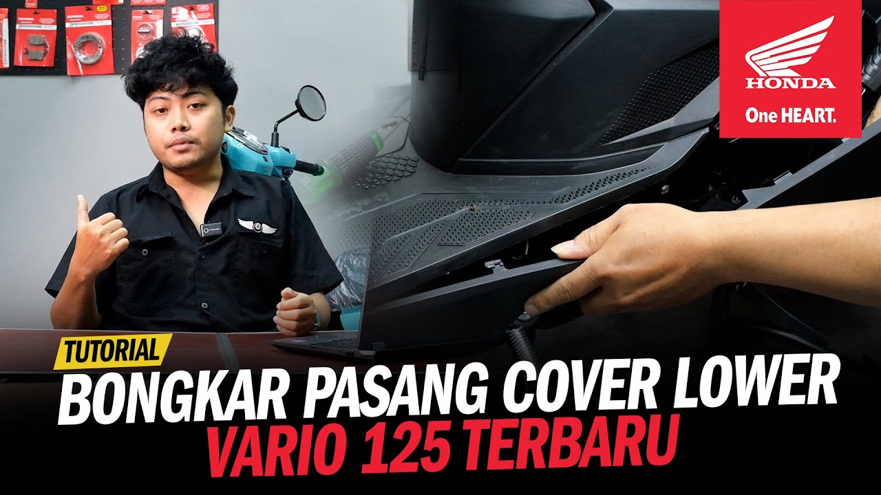 Tutorial Detail‼️ Bongkar Pasang Cover Lower Honda Vario New 125 Tahun 2025 #hondacengkareng