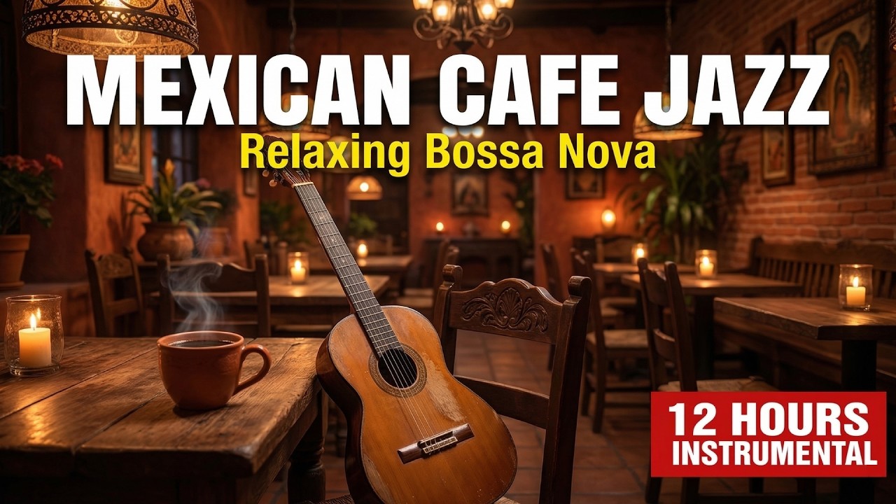 Mexican Cafe Bossa Nova | 12 Hours Latin Jazz Background Music for Coffee Shops & Relaxation