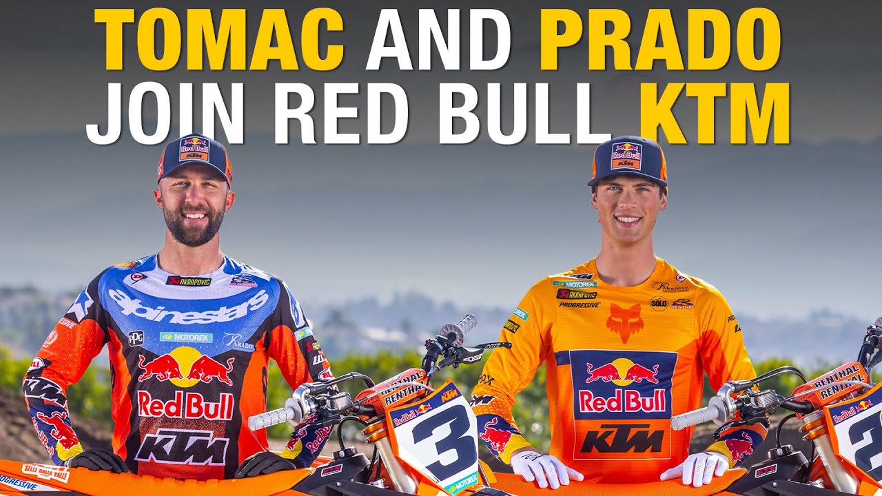 Эли Томак и Хорхе Прадо присоединяются к Red Bull KTM | У Томака тросовое сцепление