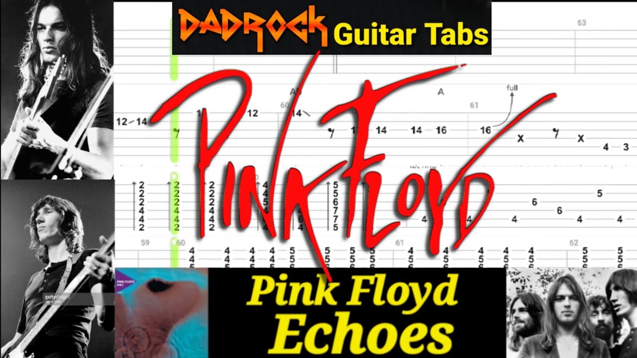Echoes - Pink Floyd - Guitar Backing Track (w/tabs)(Request)