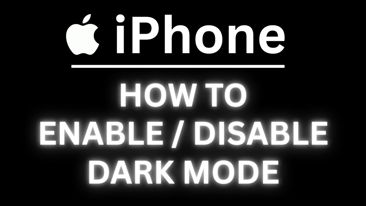 Как включить или выключить темный режим на iPhone | Простой урок для iOS