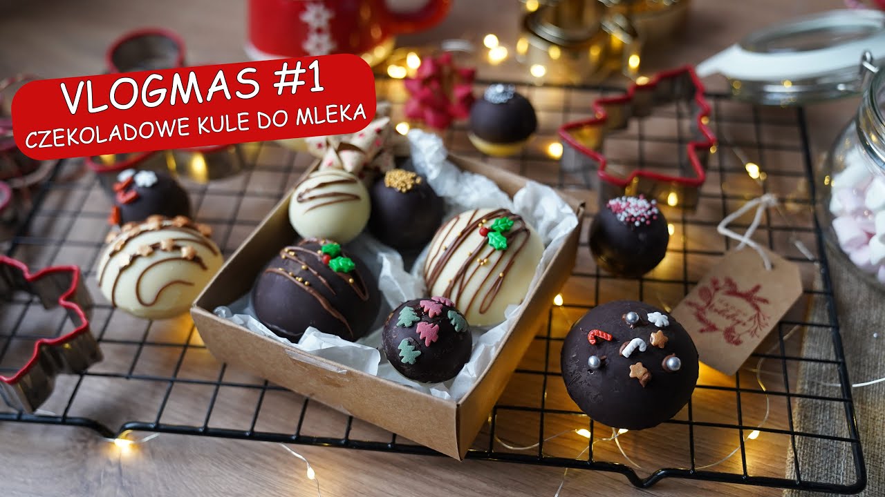 KULE CZEKOLADOWE Z PIANKAMI DO MLEKA. #1 VLOGMAS 2021. Kasia in INSPIRACJE ŚWIĄTECZNE.
