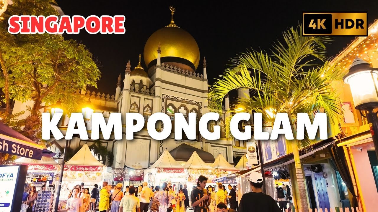 🇸🇬 Singapore Walking Tour - Kampong Glam | Ramadan Bazaar, Haji Lane, Arab Street, Kandahar Street