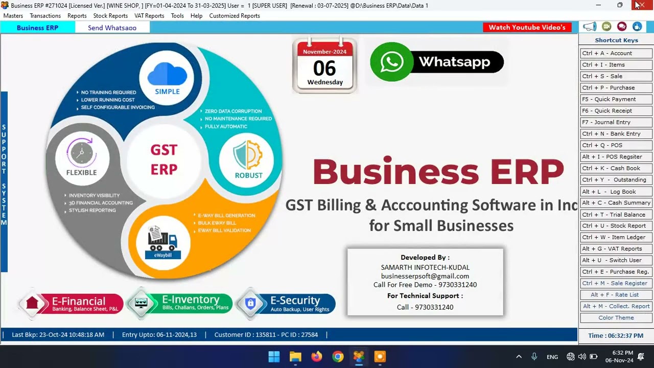 Liquor Wine Shop Software with billing, sales & inventory management etc