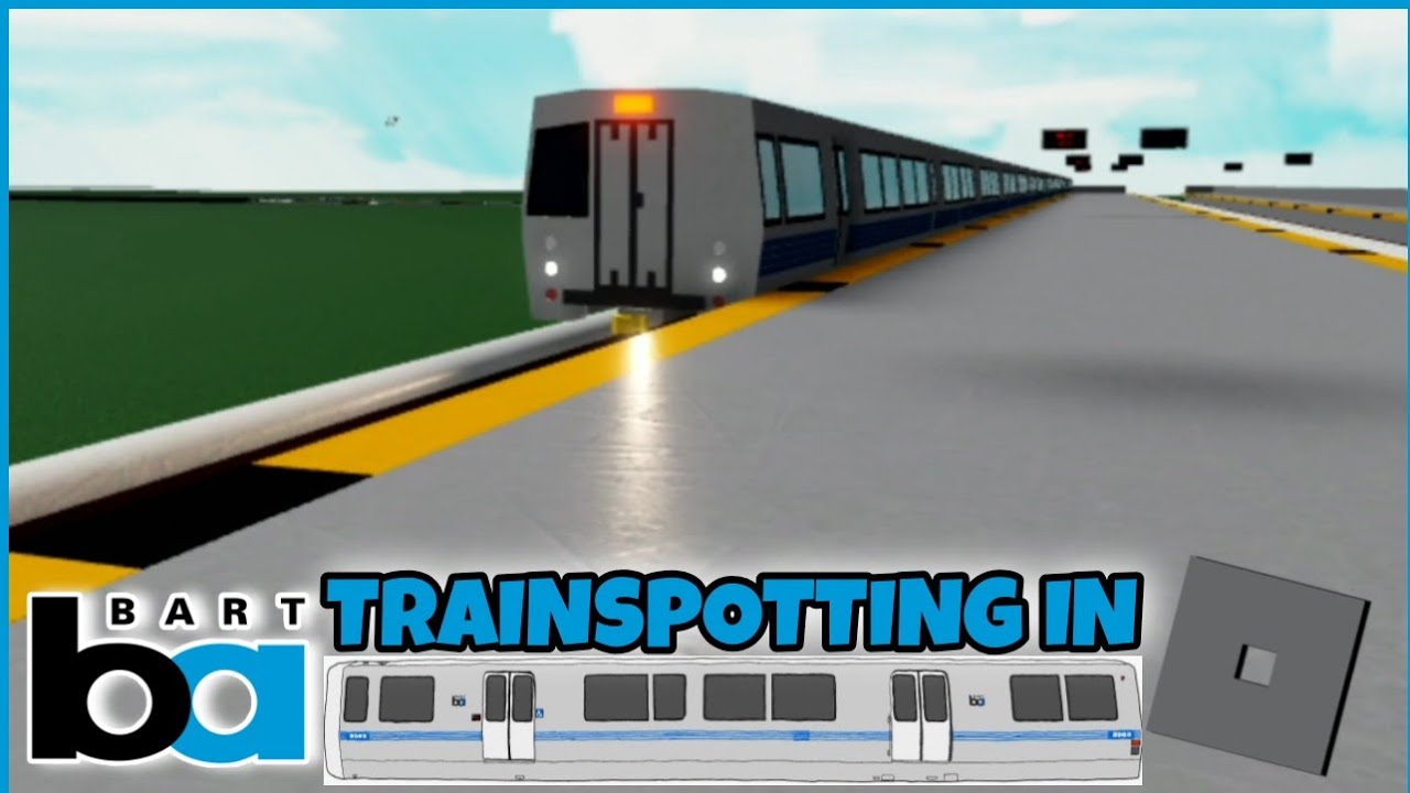 Bay Area Rapid Transit (BART) In Roblox | SFO/Richmond Train At Millbrae And San Bruno Station