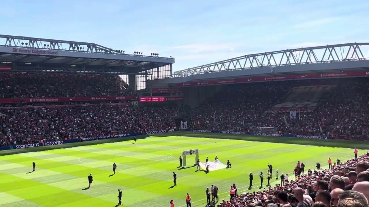 Liverpool v Aston Villa. AC/DC. Thunderstruck. 03/09/23