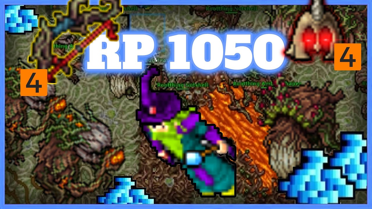 Tibia 1000+ RP - Rootthings/Rootlings Hunt - Project 1200