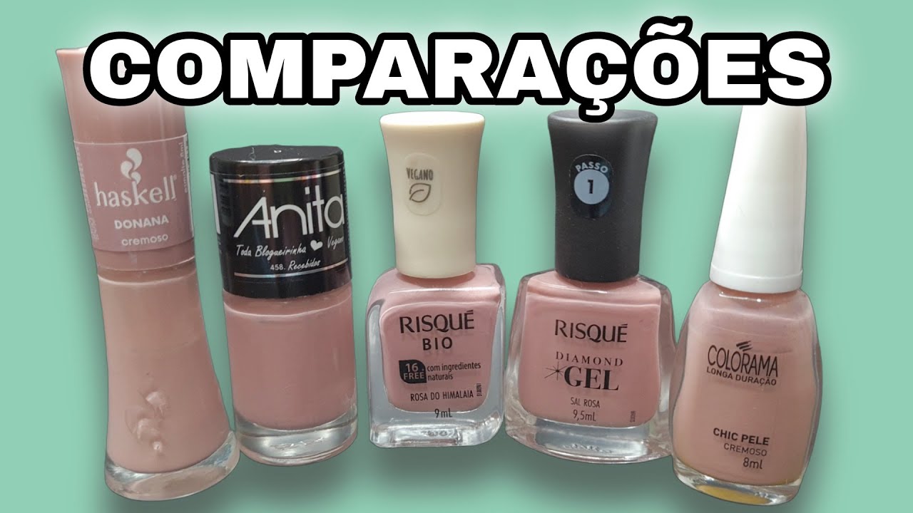 COMPARAÇÕES COM O ROSA DO HIMALAIA DA RISQUÉ BIO