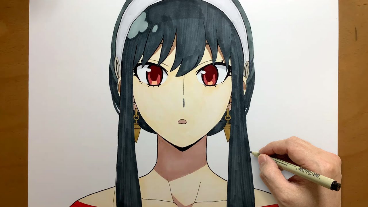 How to draw yor forger from SPY x FAMILY | SPY x FAMILY | step by step | yor forger | draw anime