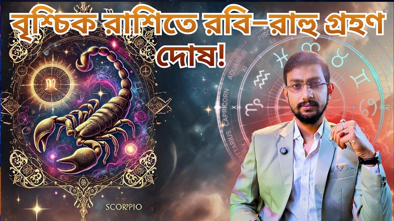 ♏ বৃশ্চিক রাশিতে রবি–রাহু গ্রহণ দোষ! জীবনে হঠাৎ ঝড় নাকি বড় পরিবর্তন?