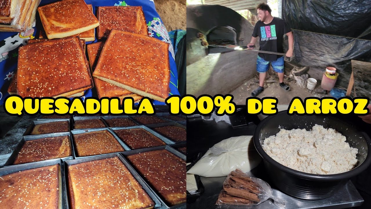 COMO HACER QUESADILLAS DE ARROZ(echas en horno artesanal receta facil de hacer)