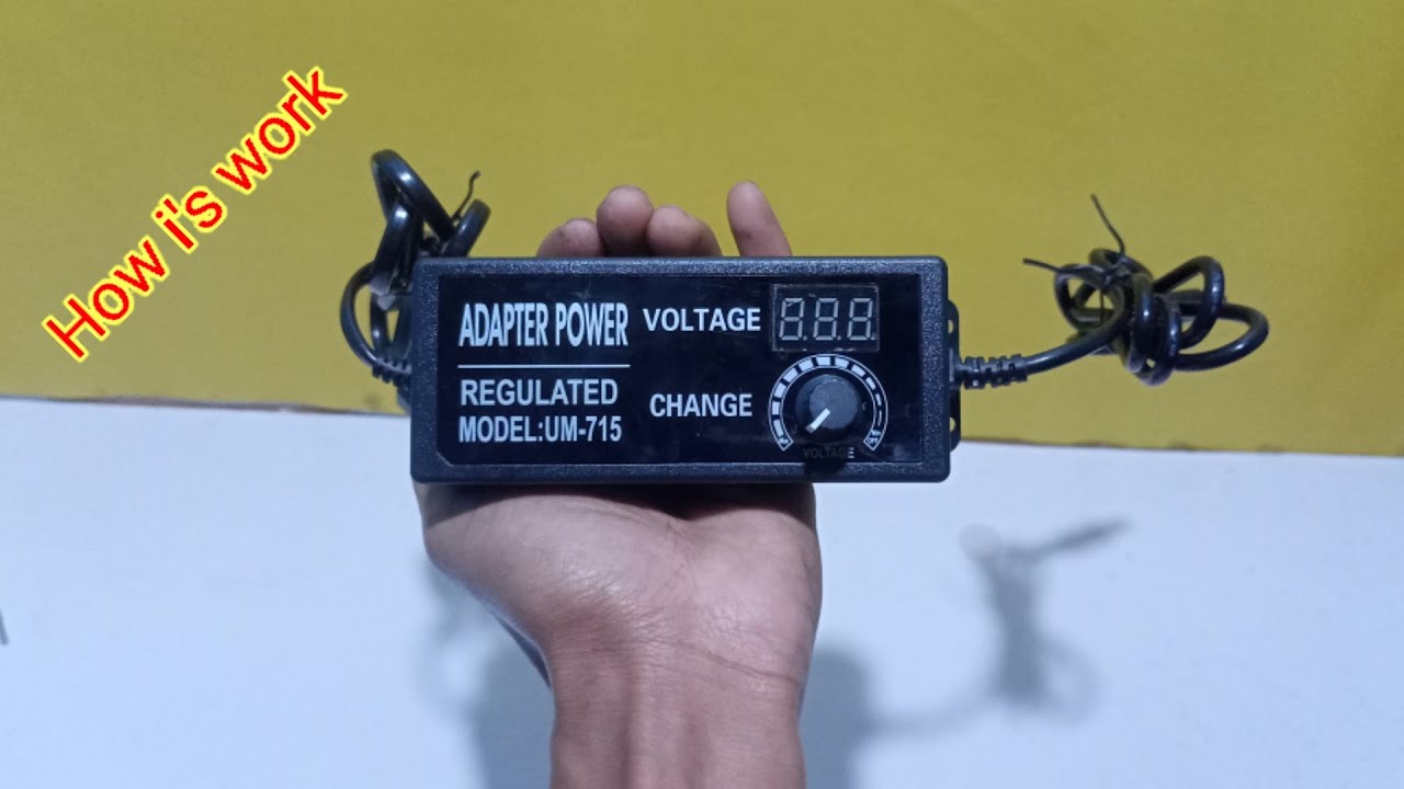 3v-24v  5a Adapter regulator and display.