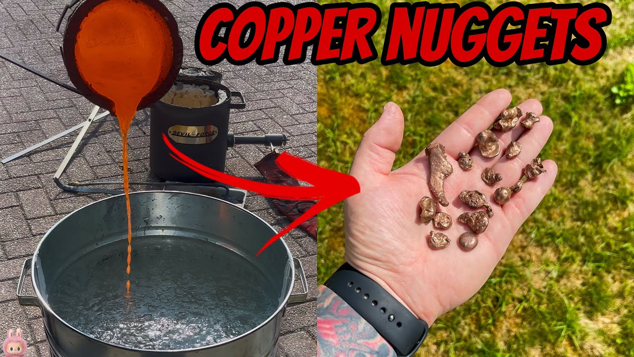 Don’t Try This at Home! Pouring 1,100°C Copper into Water 💦 😱