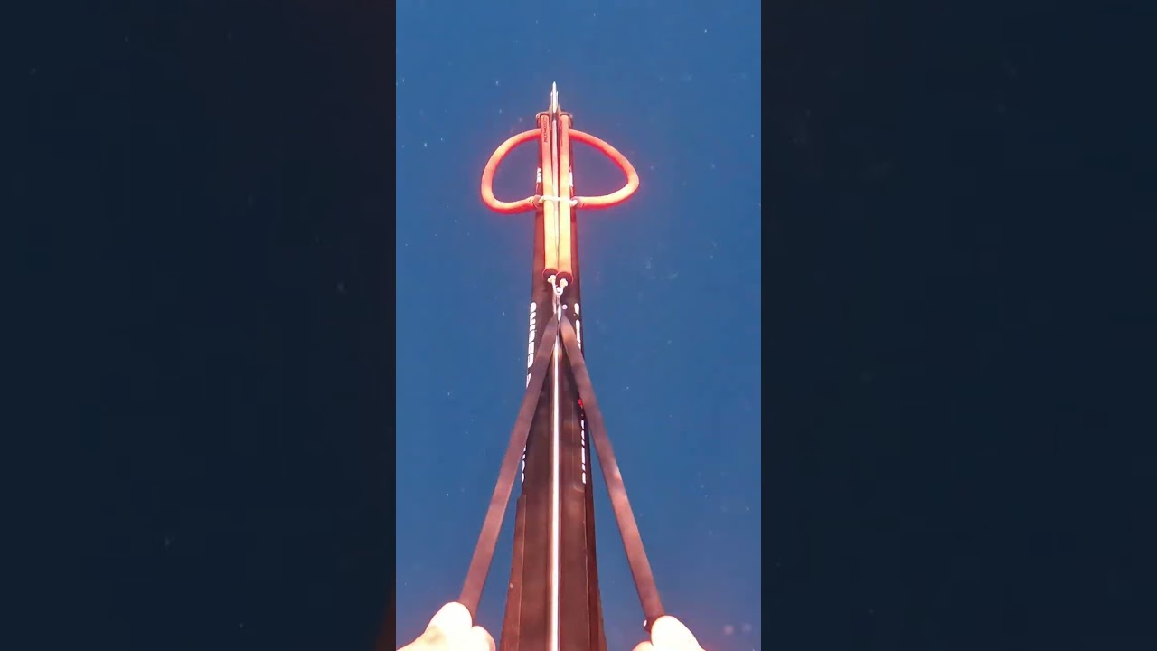 Заряжаю ружьё Pathos Roller Speargun 115 см.