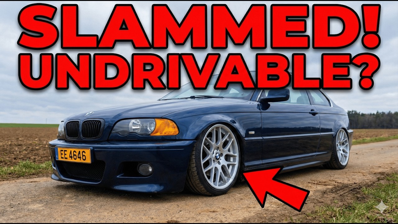 Я занизил свой BMW E46 до земли… и он стал непригодным для езды!!