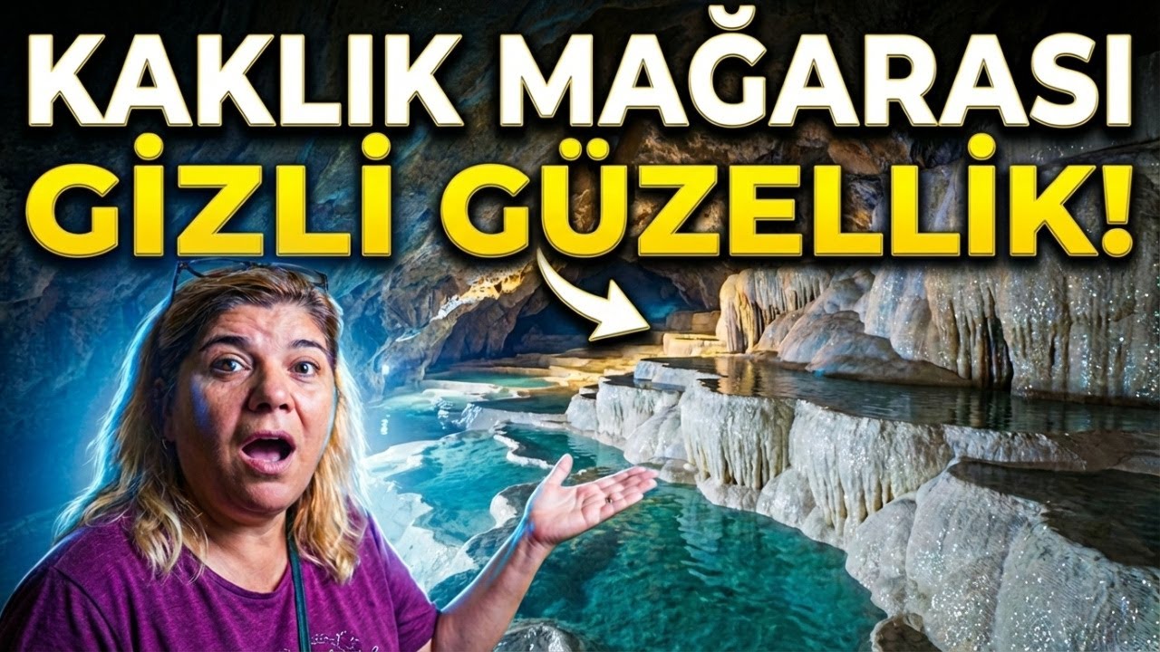 Великолепное подземное образование пещеры Каклик Хоназ Денизли