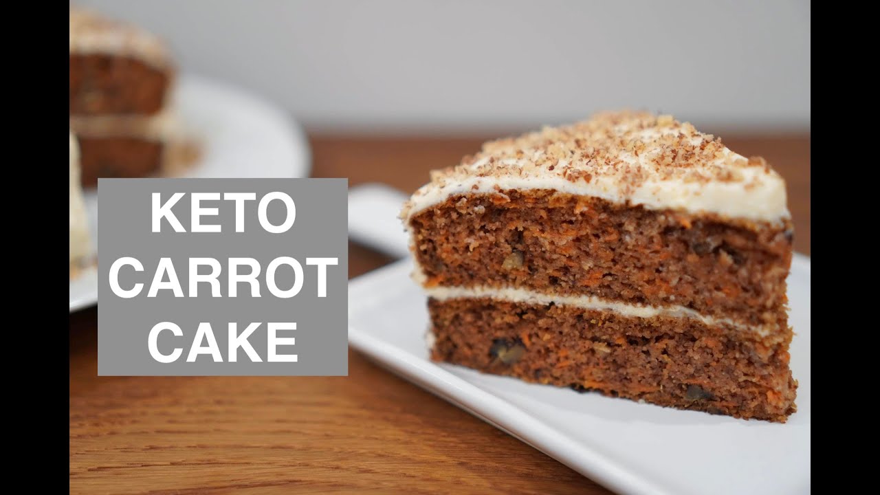 Keto Carrot Cake Recipe | BEST Low Carb Moist Cake with Cream Cheese Frosting!
