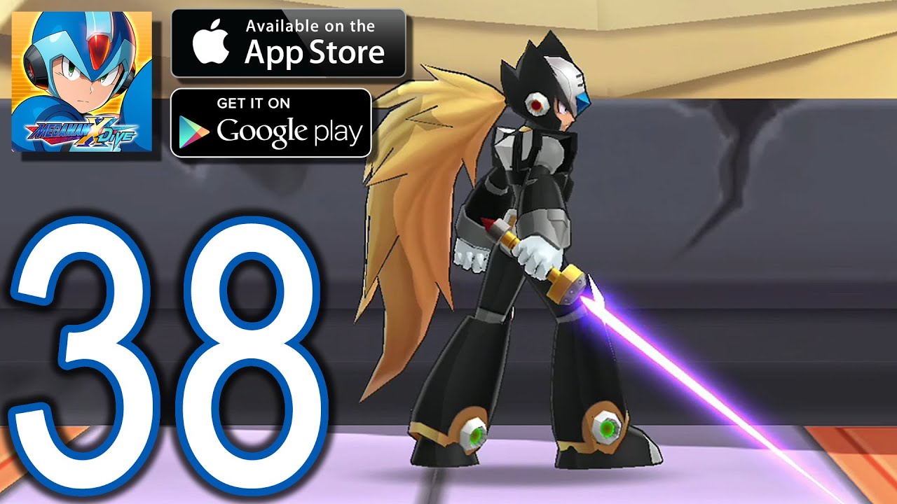 MEGAMAN X DiVE Mobile iOS Android Walkthrough - Part 38 - Story 11: Hard Co-op 10-1, Boss Byte