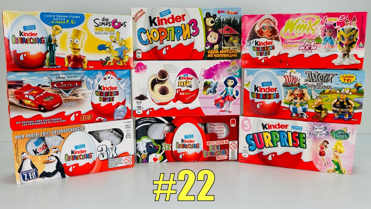 OLD Kinder Surprise Unboxing #22. Распаковка Старых Киндер Сюрпризов.Выпуск 22.Alte Ü-Ei Unboxing 22