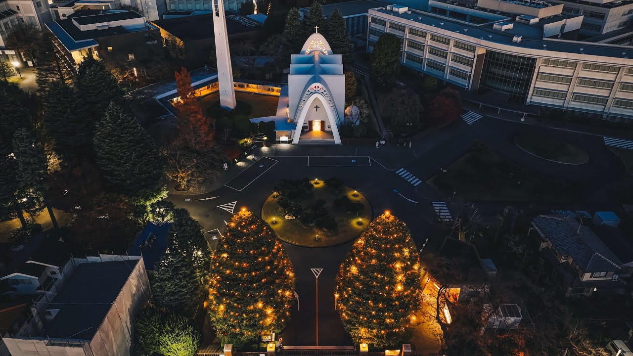 Bird's Eye View（Rikkyo University Niiza Campus）／立教大学ドローン映像（12月drone）