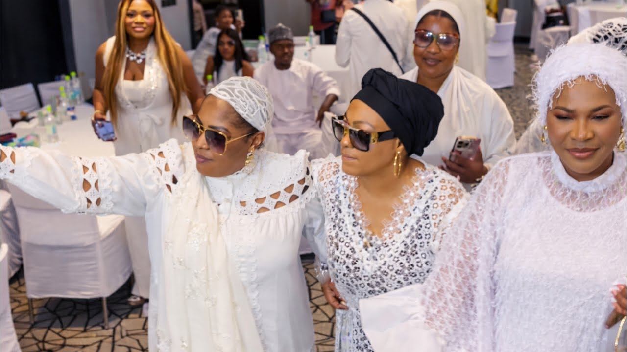 KEMI KOREDE  REGINA CHUKWU ENIOLA BADMUS OTHERS DANCED IN WITH ACTRESS FATHIA BALOGUN PARTY