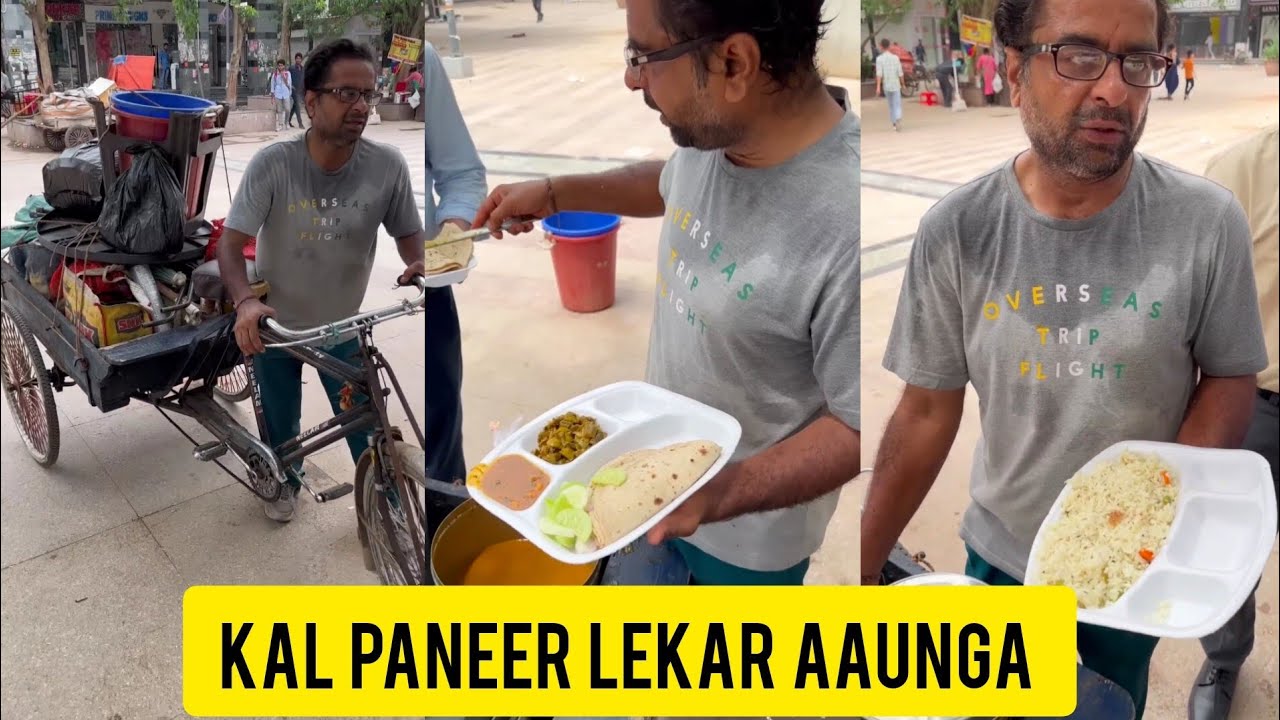Most Famous and Hardworking Manoj Bhai Selling Cycle Wali Thali Jus For Rs 40/- | Indian Street Food