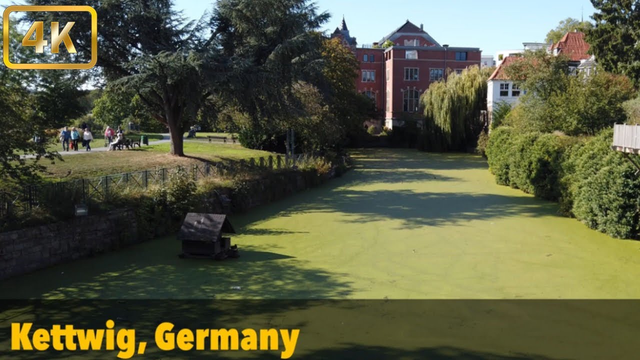 4K Kettwig old town Germany - Walking tour