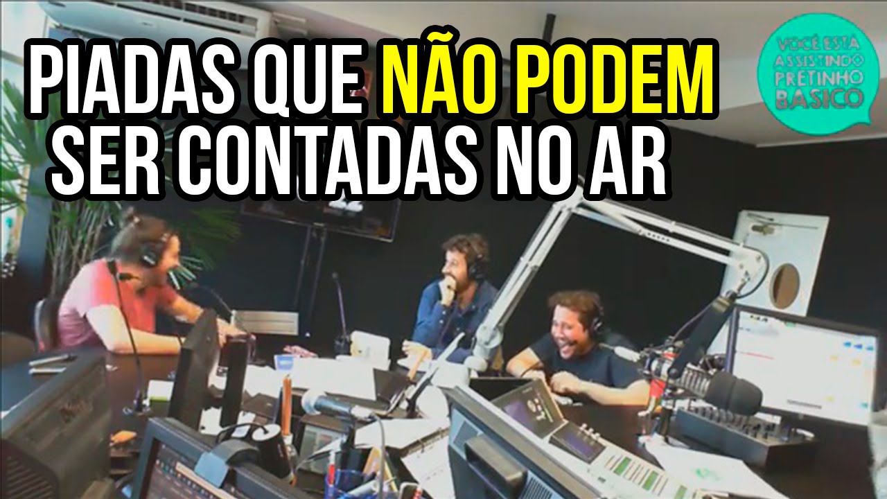 Piadas que N&Atilde;O PODEM ser contadas no ar - Pretinho B&aacute;sico