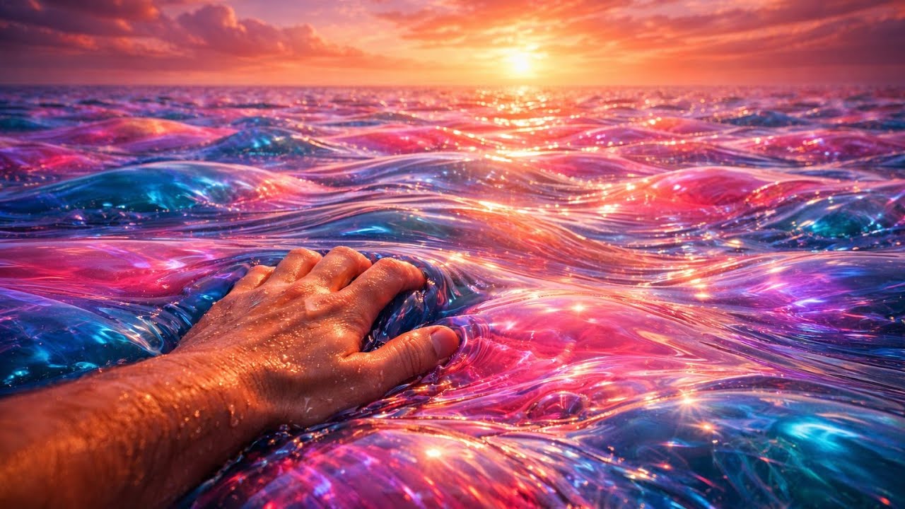 What&rsquo;s Hidden Beneath This Stretchy Slime Ocean? 👀🌊 | ASMR Jelly Ocean
