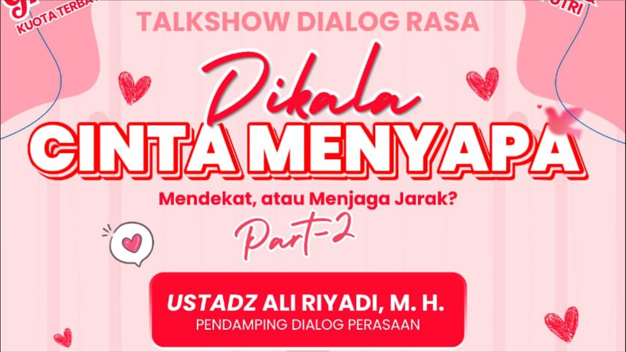 DIKALA CINTA MENYAPA | MENDEKAT ATAU MENJAGA JARAK?