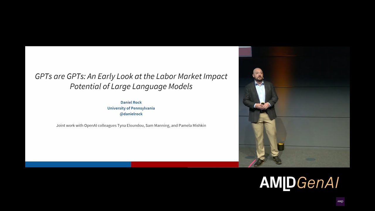 GPTs are GPTs: An Early Look at the Labor Market Impact Potential of LLMs | Daniel Rock