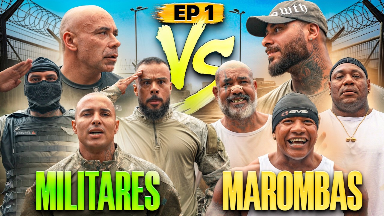 MAROMBEIROS vs MILITARES EP1 – Quem GANHA no CABO DE GUERRA? | Desafio de Verão | Leo Stronda