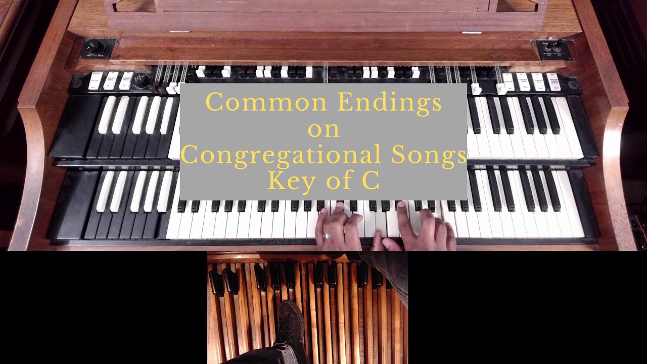 These are the Common Endings to Congregational Songs Key of C