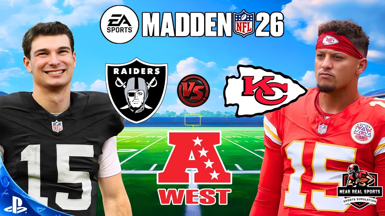 RAIDERS vs CHEIFS | MENDOZA ERA BEGINS | MADDEN 26 PREDICTIONS