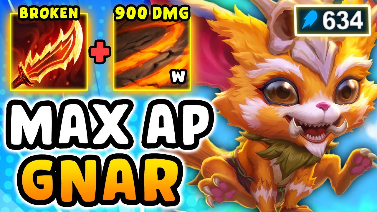WHY IS FULL AP  GNAR ACTUALLY BROKEN (one W = 900 damage)