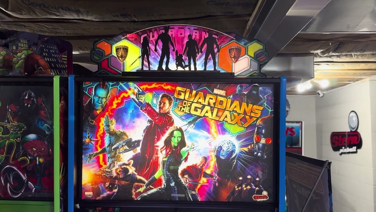 Stern NIB Guardians of the Galaxy Pinball Topper $1000! Omg