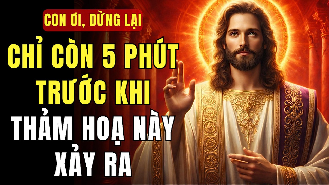 🔴 CON ƠI, DỪNG LẠI NGAY — CHỈ CÒN 5 PHÚT TRƯỚC KHI THẢM HỌA NÀY XẢY RA! | THÔNG ĐIỆP TỪ CHÚA
