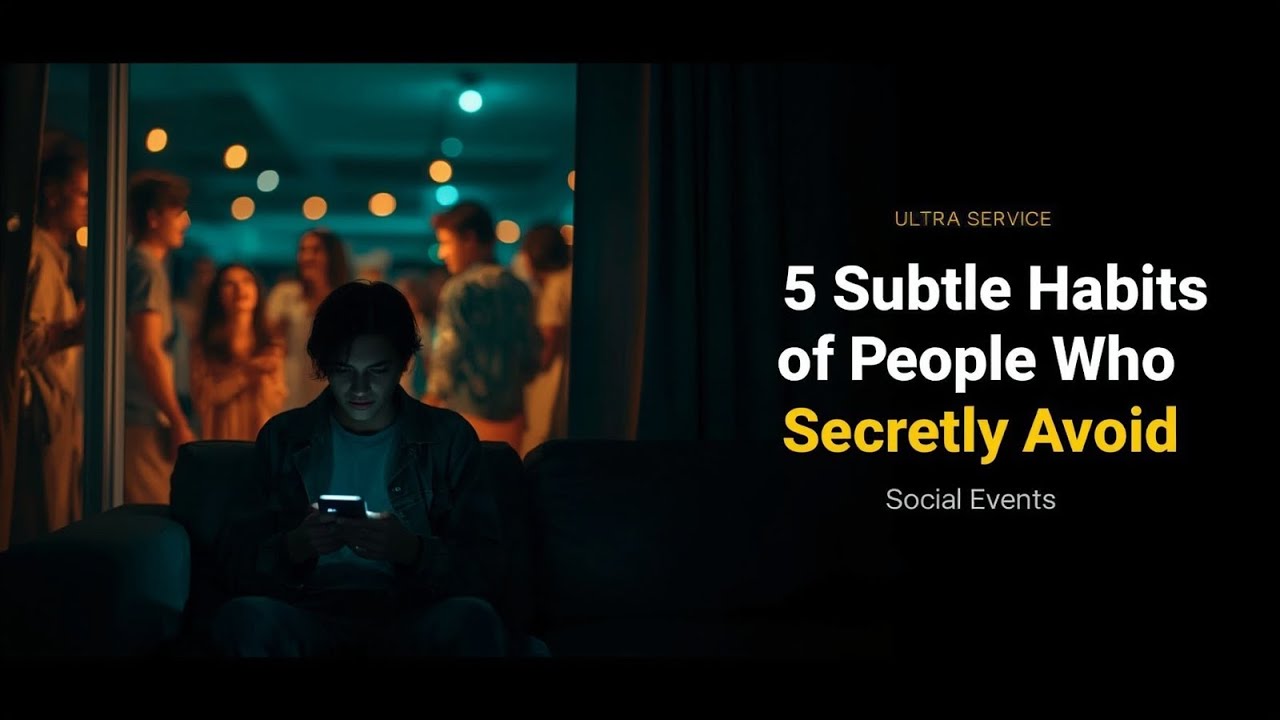 5 Subtle Habits of People Who Secretly Avoid Social Events