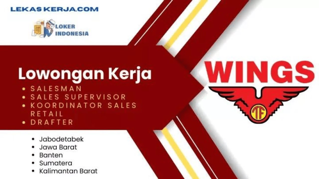 Lowongan Kerja Wings Group Indonesia November 2023