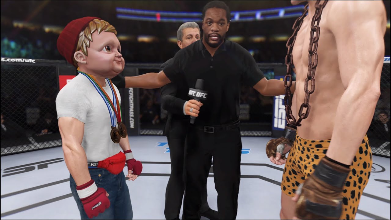 Hasbulla vs. Skinny Bodybuilder - EA Sports UFC 4 - Crazy UFC 👊🤪