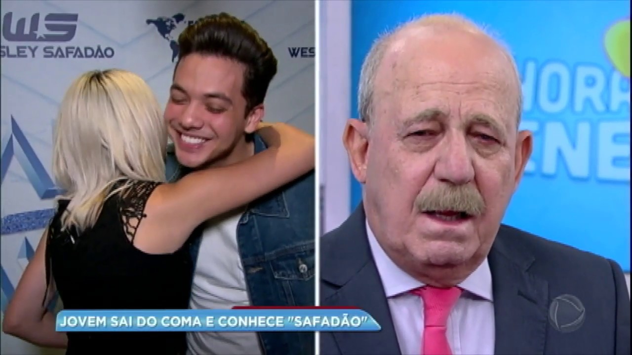 Jovem que só recordava das músicas de Safadão conhece o cantor