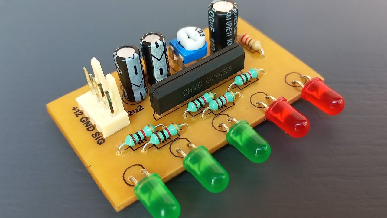 LB1403 5 LED VU Meter In DIY PCB 