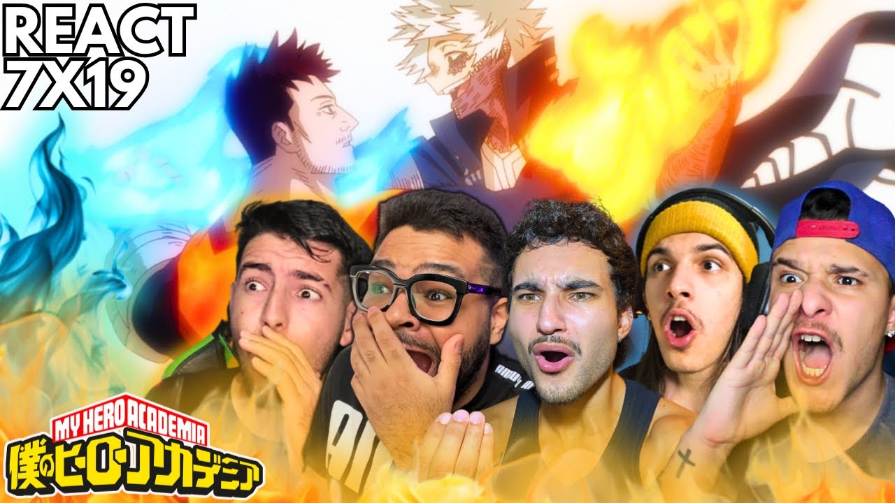 ÉPICO! FAMÍLIA TODOROKI VS DABI! BOKU NO HERO Temporada 7 Episódio 19 GRUPO REACT | My Hero Academia