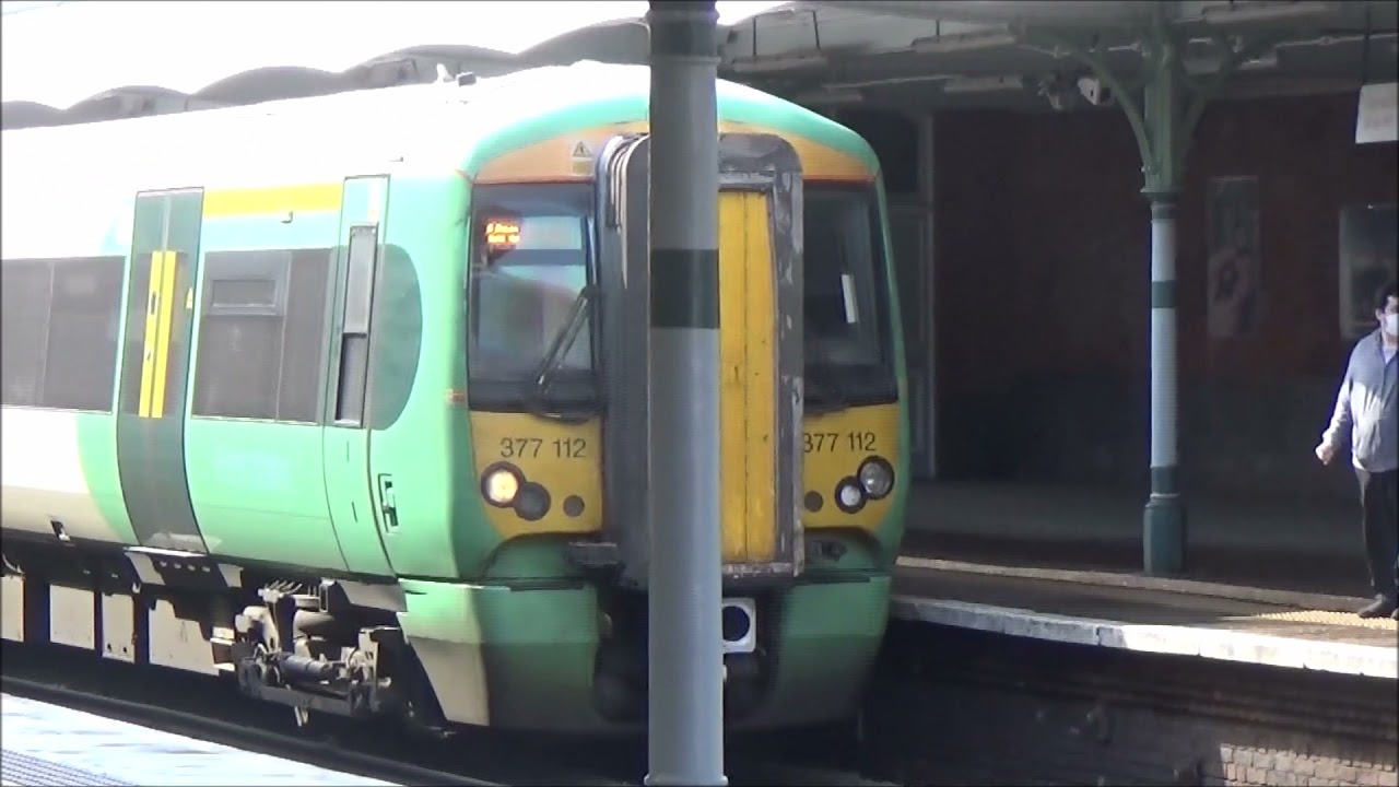 Trains at Bexhill Station, 16th April 2021