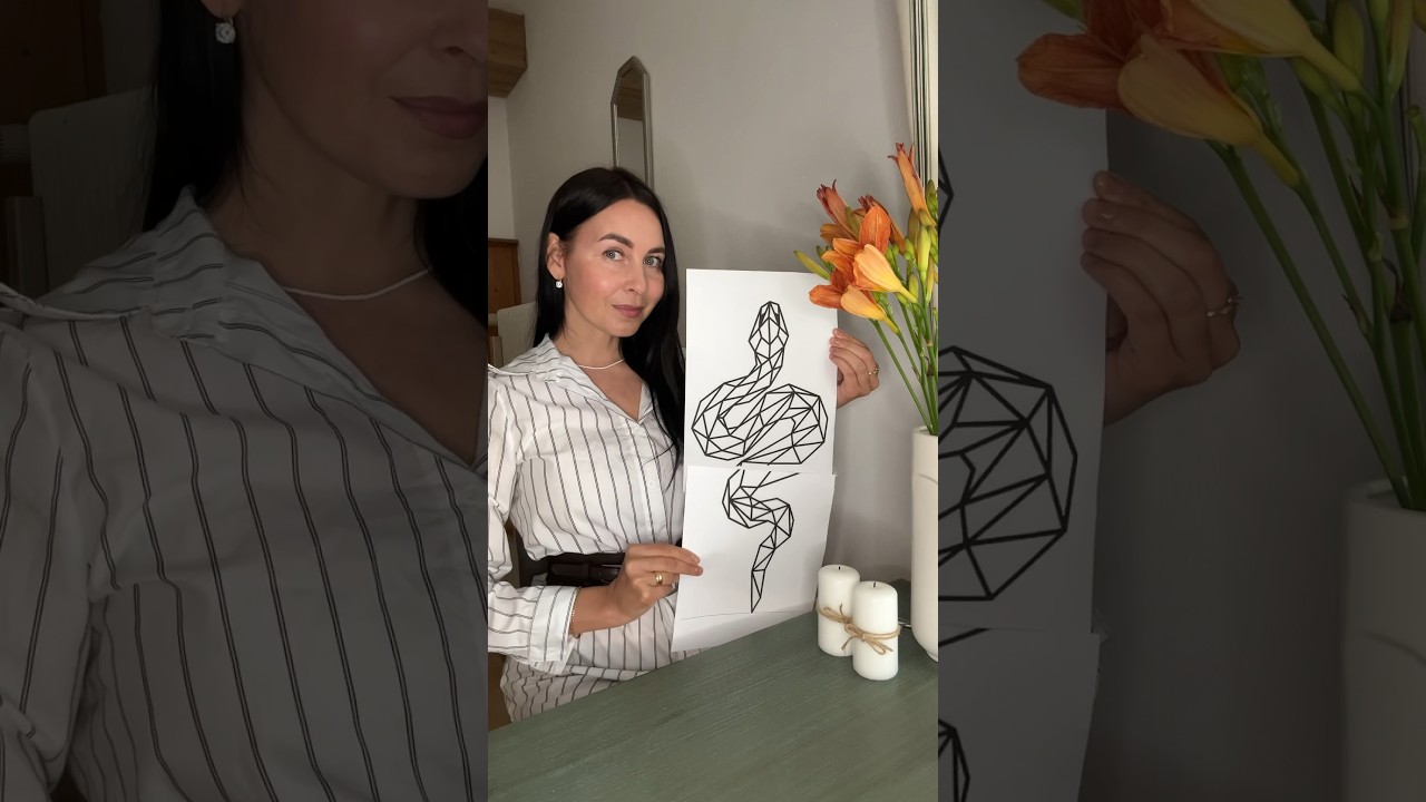 DIY Geometric snake 🐍#diy#diycrafts#homedecor#diydecor#snake#homedecor#diyblogger#diytutorial#art