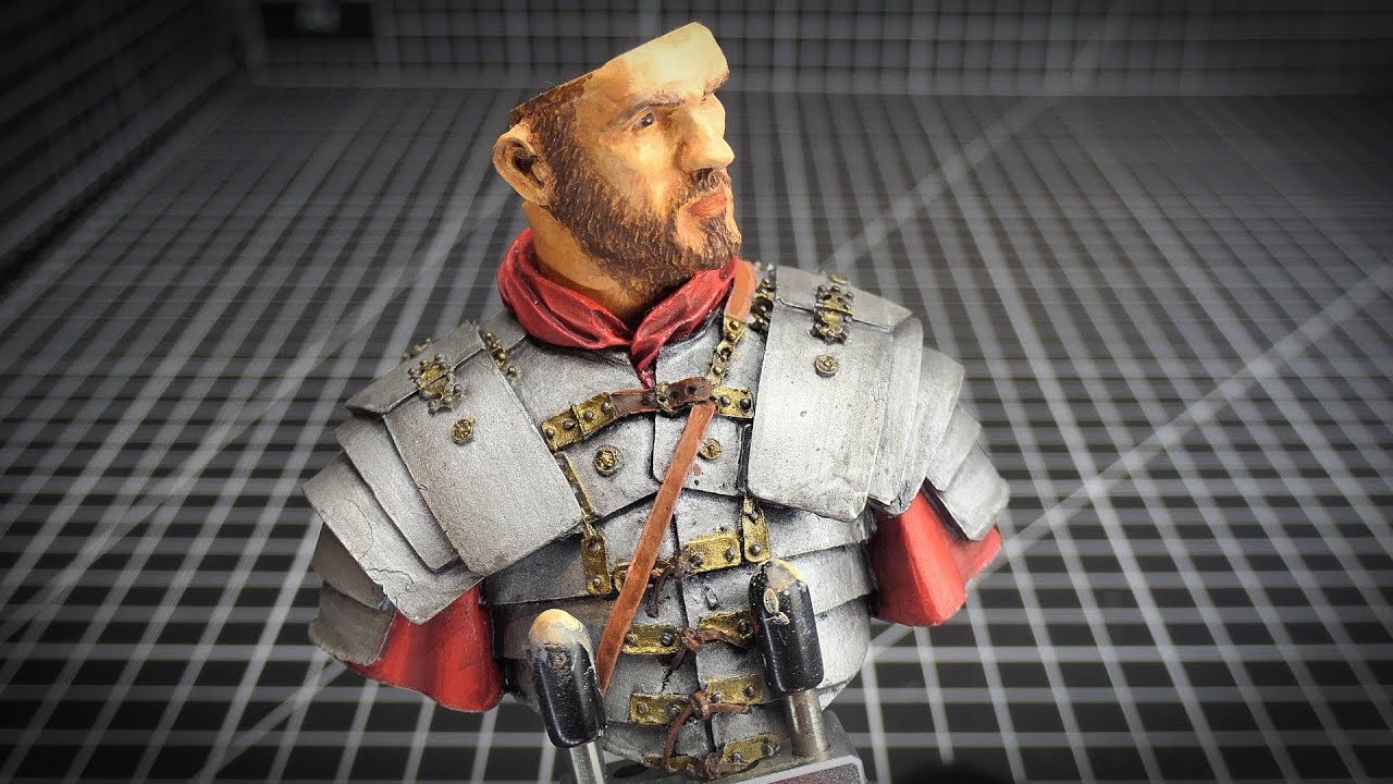 Roman legionnaire of the 1st era painting miniature
