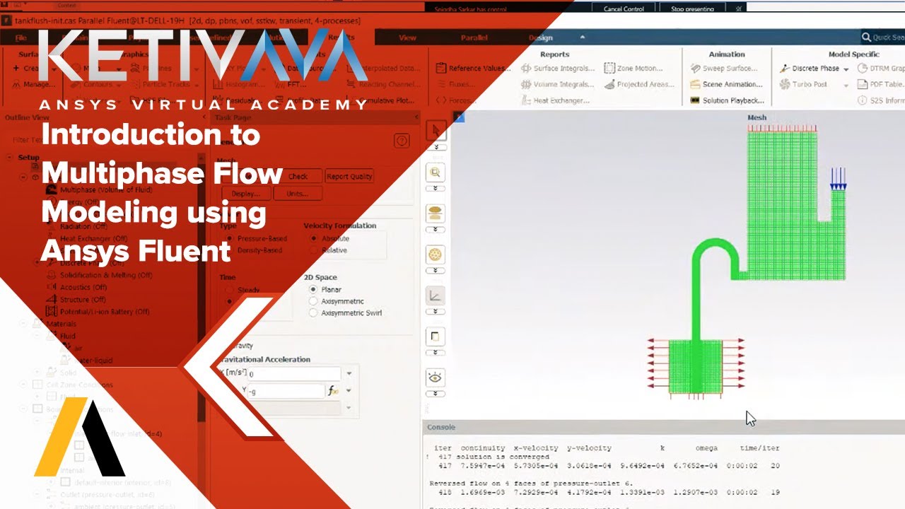 Введение в моделирование многофазных течений с использованием Ansys Fluent | Виртуальная академия...