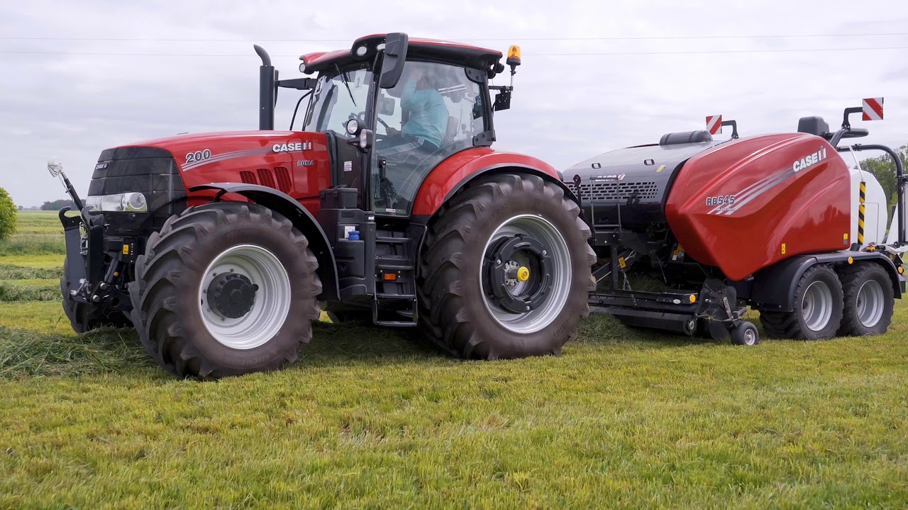 Prasy Case IH RB545 Silage Pack - pokaz Agro-Rami 23.05.2019 - Boruszyn
