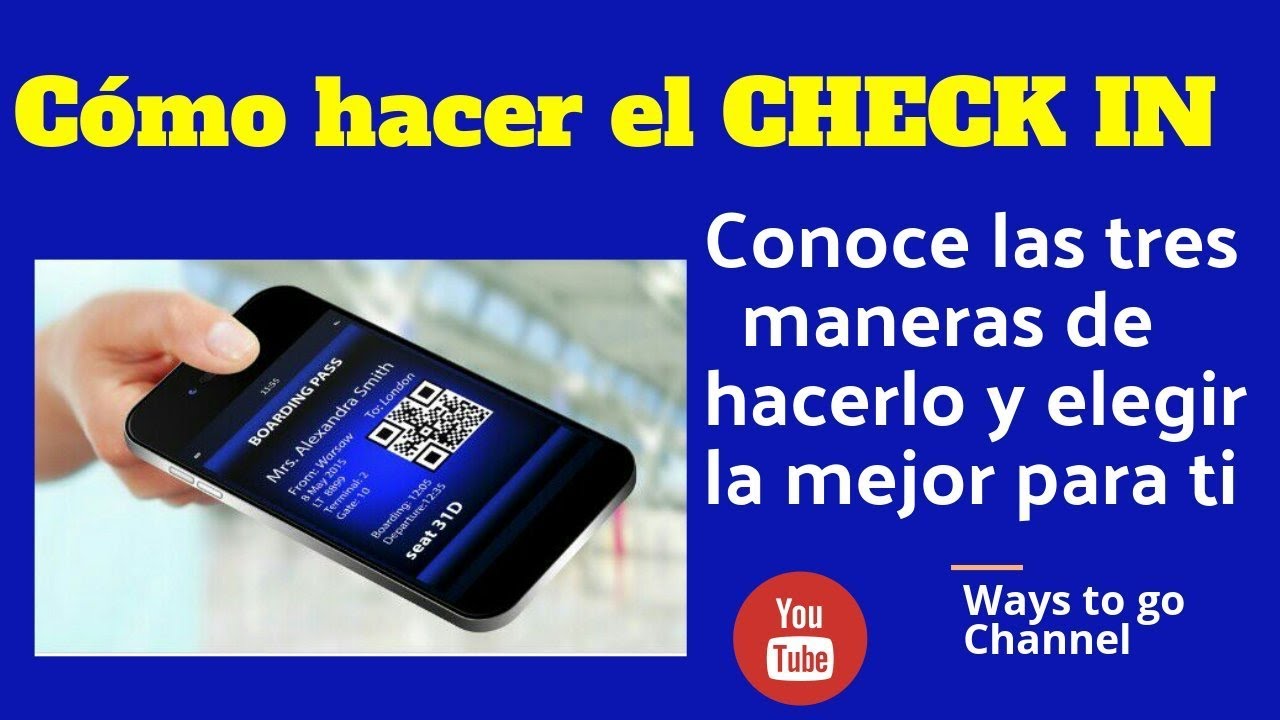 CHECK IN: ¿Como se hace?
