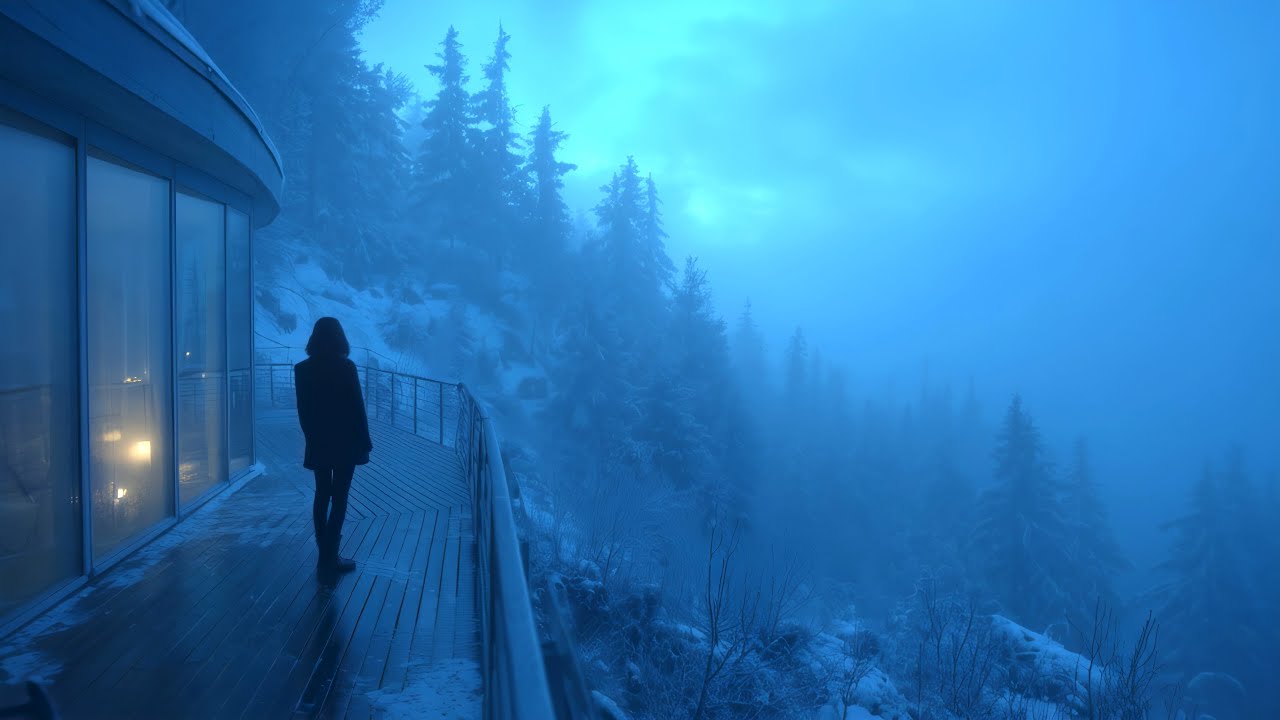 Alone in the Blue Fog | Deep Chill for Cold Mornings
